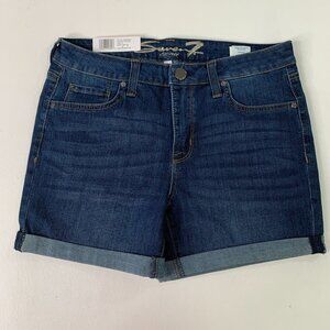 Seven7 Women's Shorts Size 6 Weekend Short 5" inseam Denim Jean Short Blue 6
